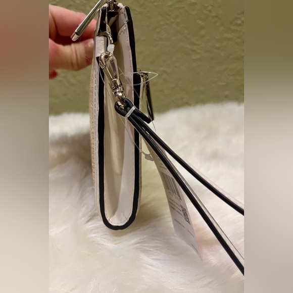 Kate Spade ♠️ Colada Pineapple Leather Wicker Straw Wristlet Wallet Purse Clutch - Picture 8 of 14